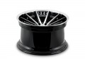 Ferrada FR4 Machine Black/Chrome Lip  wheels - PremiumFelgi