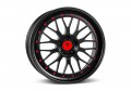 mbDesign LV1 Matte Black/Red  wheels - PremiumFelgi
