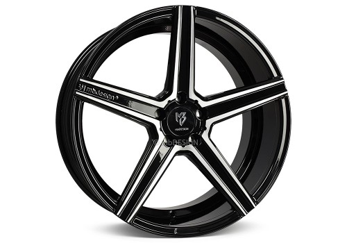 mbDesign wheels - mbDesign KV1 Shiny Black/Polished