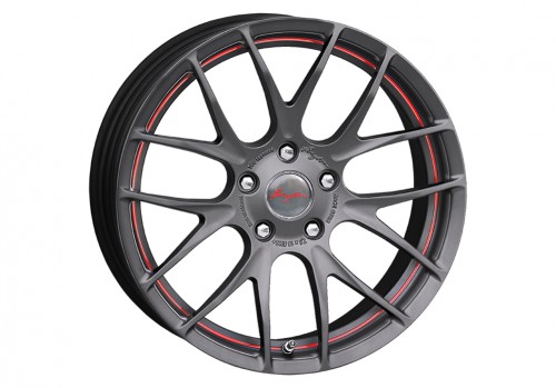  wheels - Breyton Race GTS-R Matt Gun/Red Stripe