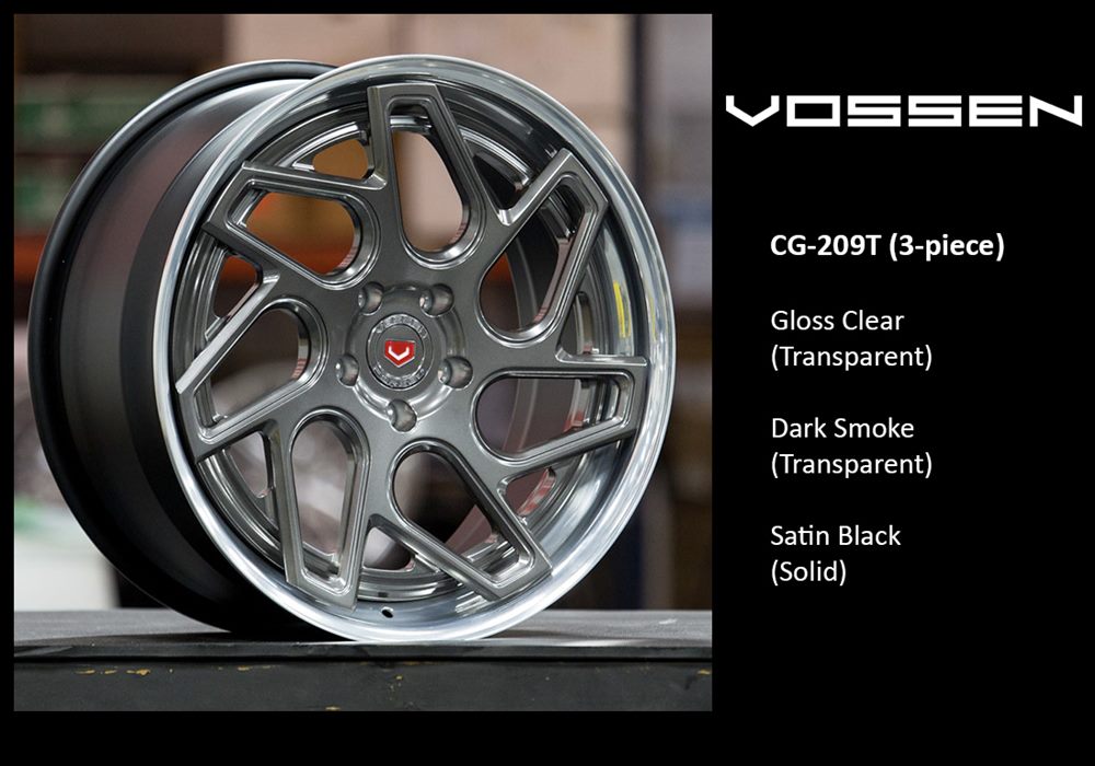 (3-piece) PremiumFelgi Vossen CG-209T - wheels Forged