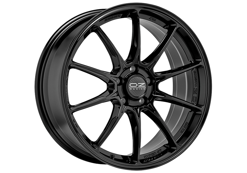 OZ HyperGT HLT Gloss Black  wheels - PremiumFelgi